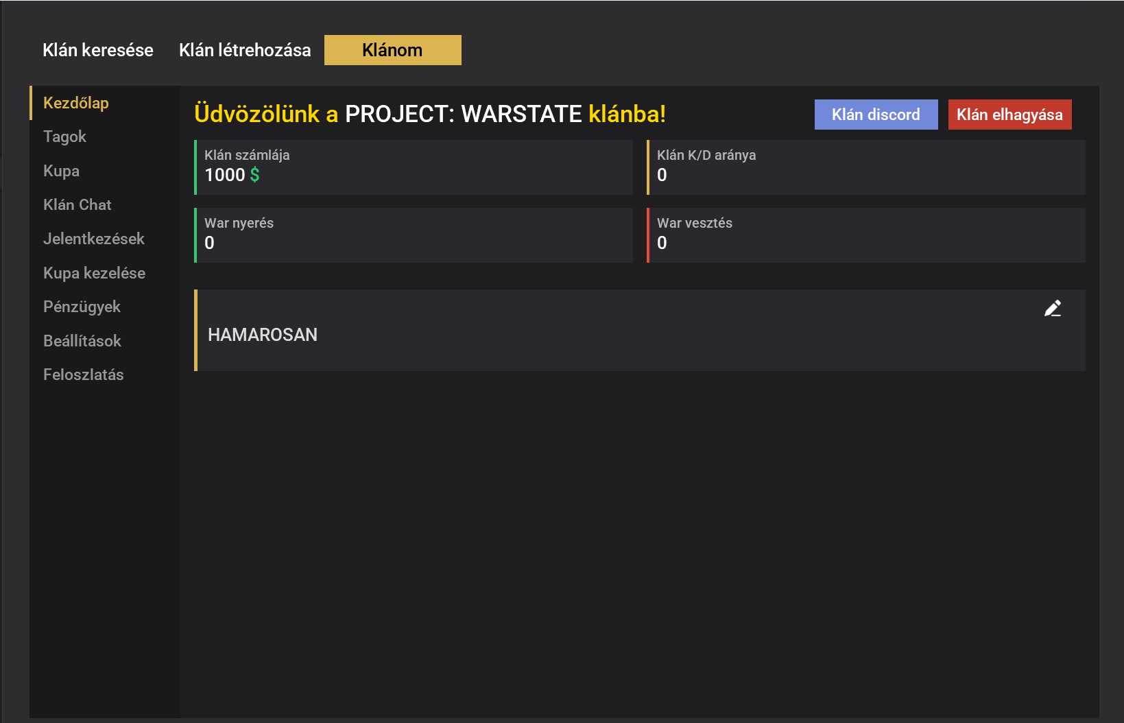 Klánrendszer és Menedzsment